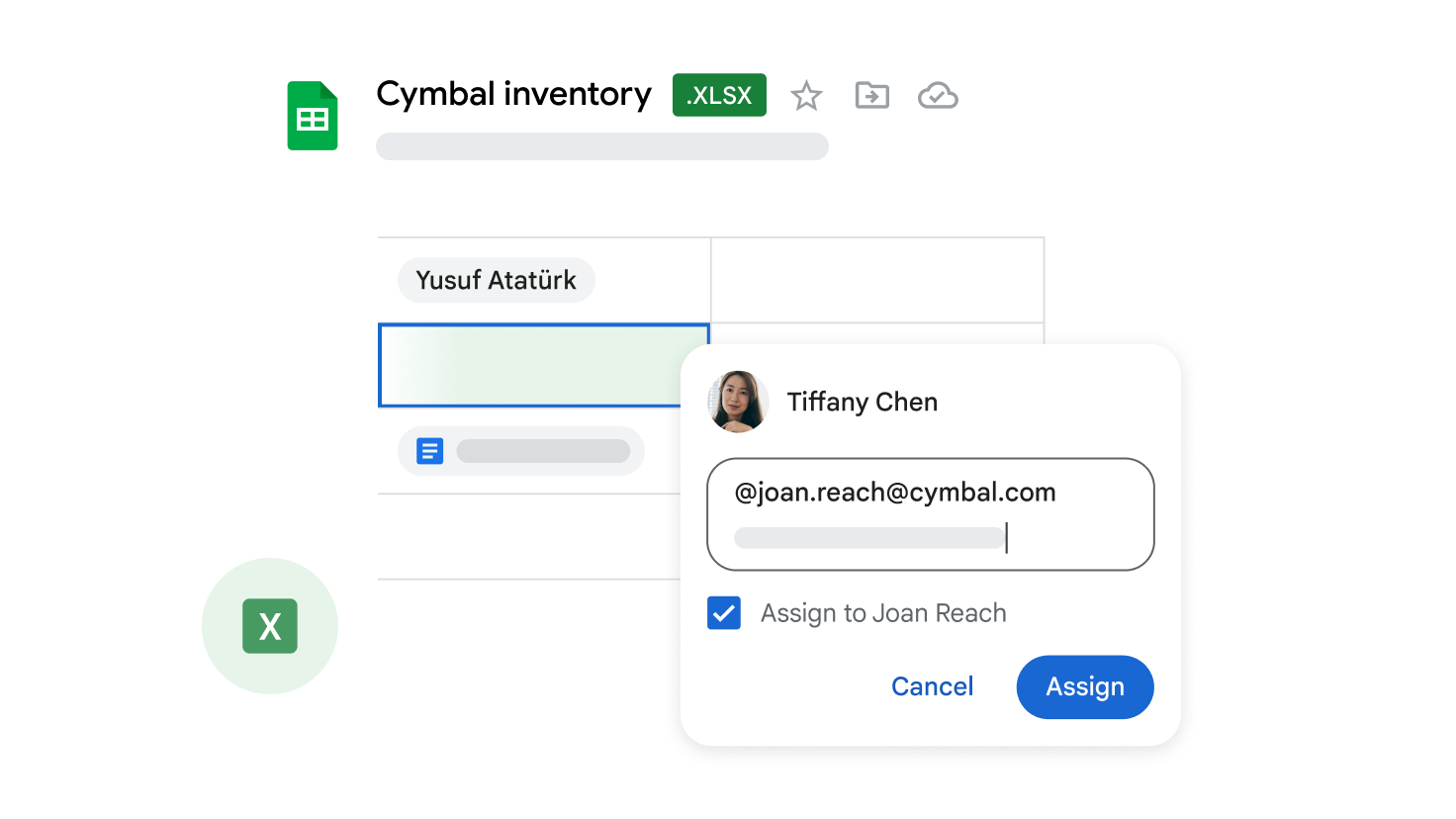 გუნდური მუშაობა ცხრილებზე