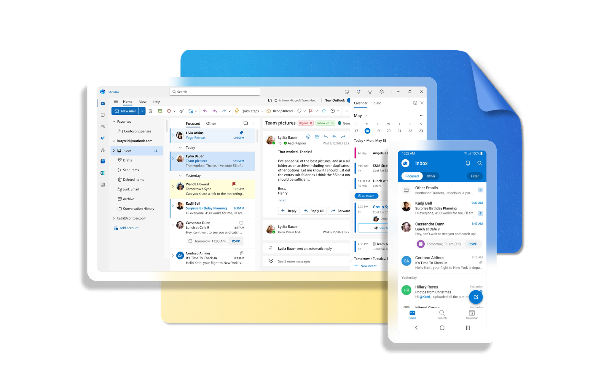 Microsoft Outlook Interface